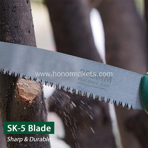 Garden Pruning Hand Saw with SK5 Steel Blade for Tree Trimming Camping cutting folding pruning saw ouedoor saw